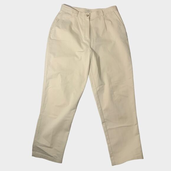 Vintage L.L. Bean Original Fit 12‎ Petit Beautiful Fit Classic Pants - Picture 1 of 6